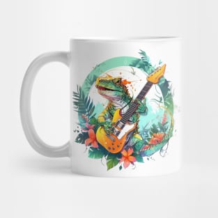 Chillax with Lizard Tunes: Rock 'n' Reptile Style Mug